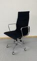 Vitra EA 119 Aluminium Chair Bürostuhl Drehstuhl Hopsak Schwarz Alu verchromt