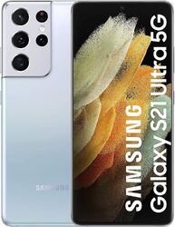 Samsung Galaxy S21 Ultra 5G G998B/DS Smartphone 128GB Phantom Silver Silber DE Händler - 1 Monat Widerruf - Deutsche Ware!