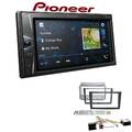 Pioneer Autoradio Bluetooth Touchscreen für Opel Astra H charcoal inkl Canbus