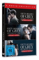 FIFTY SHADES OF GREY 1-3 GEHEIMES VERLANGEN GEFÄHRLICHE LIEBE BEFREITE LUST DVD