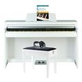 Fame E-Piano Set in Weiß, 88 Tasten, Hammermechanik, 181 Sounds, 50 Styles, 256-