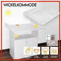 Wickelkommode + Wickelauflage Baby Kommode Wickeltisch Aufsatz Wickelregal Stern