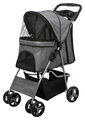 Trixie Buggy für Hunde 47 × 100 × 80 cm grau bis zu 15 kg Transport Reisen