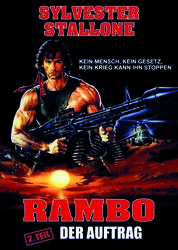 Rambo 2 Der Auftrag - Film - Poster - Sylvester Stallone (B25)