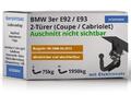 ANHÄNGERKUPPLUNG für BMW 3er E92 E93 06-13 vert. abnehmbar GDW +13pol E-Satz ABE