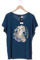 MIAMODA T-Shirt Damen Oberteil Shirt Gr. EU 50 Baumwolle marineblau #azhdpe8