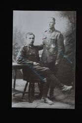 Militär Fotodruck Lincolnshire Yeomanry Troopers in Khaki 1918