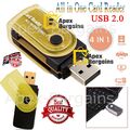 All in One Micro SD auf USB 2.0 Multi Speicherkarte Adapter Lesegerät unterstützt 128GB