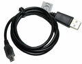 USB Ladekabel für Canon Digital Ixus 105, 110, 110 IS, 120, 120 IS 1m Daten Kabe
