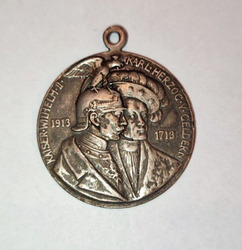 1913 PREUSSEN KÖNIGREICH 200Y Drache WILHELM II & KARL HERZOG Medaille