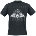 Bad Omens Moth Männer T-Shirt schwarz  Männer Band-Merch, Bands, Nachhaltigkeit