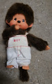 SEKIGUCHI Monchhichi mit weißer Latzhose Boy ca. 18 cm