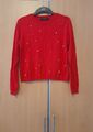 Vero Moda Pullover mit Perlen rot Gr.XS