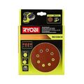 Ryobi RO125A10 Set 10 Schleifblätter 125mm für Zufällige Schwingschleifer