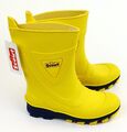 Marken Regenstiefel Gr. 24 Gelb Gummi-Stiefel Kinder-Jungen-Mädchen-Boots Neu