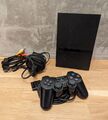 Sony Playstation 2 Konsole PS2 Slim Set - Schwarz (SCPH-77004)