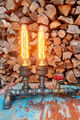 №33 Industrie-Design-Lampe-aus Wasserrohren Leuchte Pipe Art Steampunk Retro