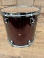 Tornado 14""x14"" Floor Tom | Weinrote Folie | KEINE BEINE