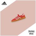 adidas Handball Spezial Bright Red Clear Pink IE5894 Sneaker  37 38 38.5 39 40