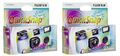 2x Fujifilm Quicksnap Flash 400 Hochzeitskamera Einwegkamera  27 Aufnahmen Blitz