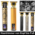 Profi LCD Haarschneidemaschine Haarschneider Bart Trimmer Rasierer Hair Clipper