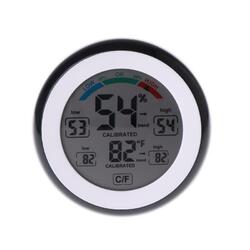 LCD Digital Indoor Thermometer Hygrometer Touchscreen Temperature Humidity Meter
