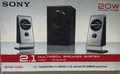 Sony SRS-D21 2.1 Kanal Lautsprechersystem PC Boxen Gaming Lautsprecher OVP