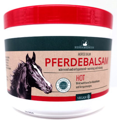 21,7€/L Pferdebalsam wärmend extra stark Massagegel Pferdesalbe HOT 500 ml