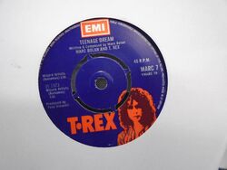 T.REX ""TEENAGE DREAM"" Gold. UK E.M.I. EX + ZUSTAND.