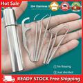 Portable Stainless Steel Toothpicks Suit Reusable Outdoor Home Travel Tooth-pick