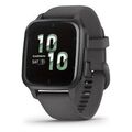 Garmin Venu Sq 2 - GPS-Fitness-Smartwatch mit 1,4" AMOLED Display, dunkelgrau 01