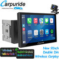 Carpuride 9 Zoll Touchscreen Autoradio 2 DIN Wireless Apple Carplay Android Auto