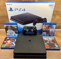 Sony PlayStation 4 Slim 500GB PS4 Konsole -Controller & 4 Spiele & OVP Bundle
