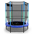 KINETIC SPORTS Kinder Trampolin mit Sicherheitsnetz Indoor Jumper Fun 140cm