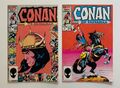 Conan der Barbar #188 & 189 kupferzeitliche Comics (Marvel 1986) 2 x FN/VF-Ausgaben