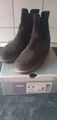 Gabor Damen Stiefeletten Chelsea Boots  FASHION Leder braun  Gr. 6 mit Karton