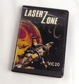 Commodore VC 20 VIC 20 -- LASER ZONE (Llamasoft) -- Tape Kassette