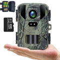 Mini Wildkamera 20MP Überwachungskamera 1080P Jagdkamera Fotofalle IR Nachtsicht