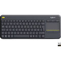 Logitech Wireless K400 Plus Funk Tastatur Deutsch, QWERTZ Schwarz Integrierte...