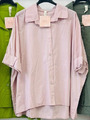 Bluse Hemd Damen  Tunika  Shirt rosa Oversize onesize ca  44, 46,48 XL,XXL