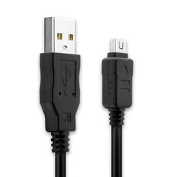  USB Kabel Olympus µ 7030 Stylus TOUGH TG-850 µ 700 Ladekabel schwarz