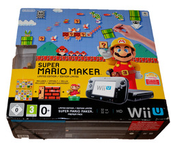Nintendo Wii U Super Mario Maker Premium Pack 32GB Schwarz Spielekonsole