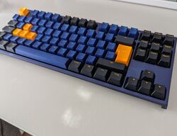 Ducky ONE 2 TKL Horizon PBT Gaming Tastatur, MX-Red - blau - gebraucht