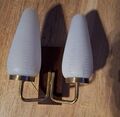 2 Flammige Wandleuchte-Vintage Wandlampe aus den 60er Jahren 