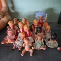 Konvolut Püppchen Puppen  minerva Puppenstube vintage Spielzeug doll Antik