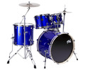 DS Drum DSX elektrisches blau funkelndes Studio-Kit - DSX2051EBS mit Becken HW & Hocker