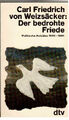Der bedrohte Friede: Politische Aufsätze 1945 - 1981. Buch