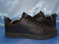 NEUW. ADIDAS VS ADVANTAGE SNEAKER GR 40 2/3 SCHUHE NEO STAN SMITH ALL BLACK /D73