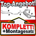 Auspuff für OPEL VECTRA C 2.0 Turbo 2.2 Direct 3.0 3.2 V6 CDTi mit CHROM