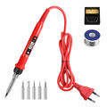 Lötkolben Set 80W Einstellbarer Temperatur Soldering Iron Kit Lötset Lötstation